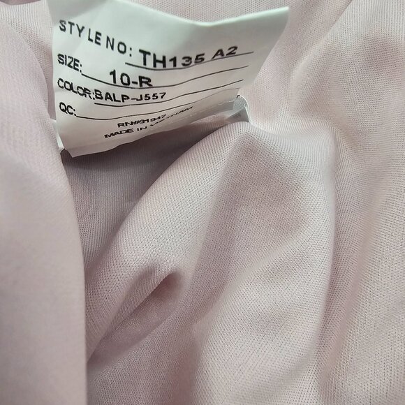 Thread Women's Pink One Shoulder Circle Skirt Chiffon Maxi Dress Size 10R NWT - Picture 12 of 16